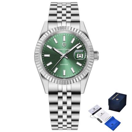 Чоловічий годинник Pagani Design PD-1794M Silver-Green