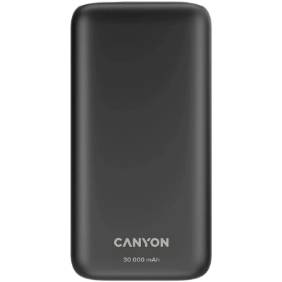Батарея універсальна Canyon PB-301 30000mAh PD/20W, QC/3.0 (CNE-CPB301B)